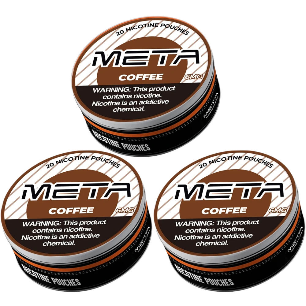 Meta nicotine pouches coffee