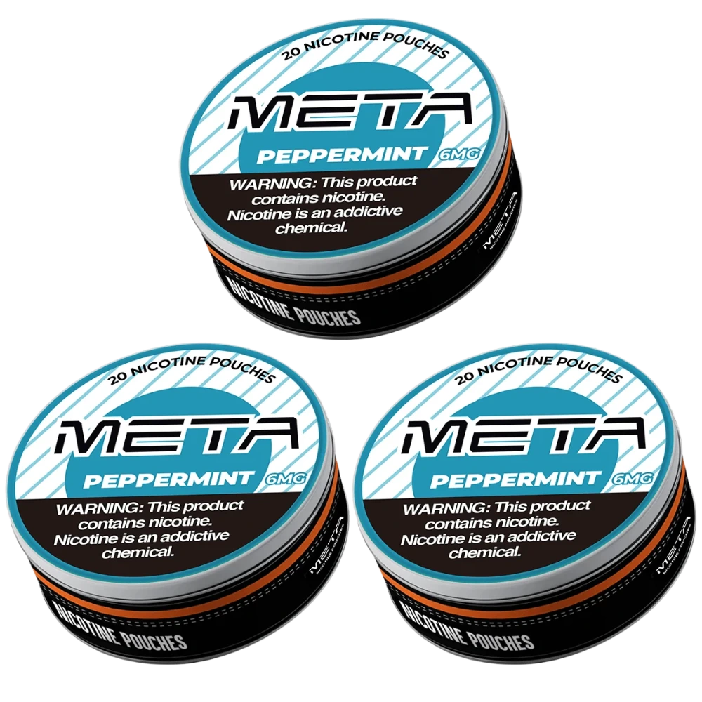 Meta nicotine pouches peppermint