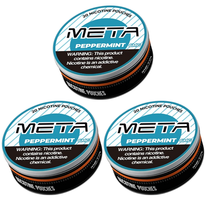 Meta nicotine pouches peppermint