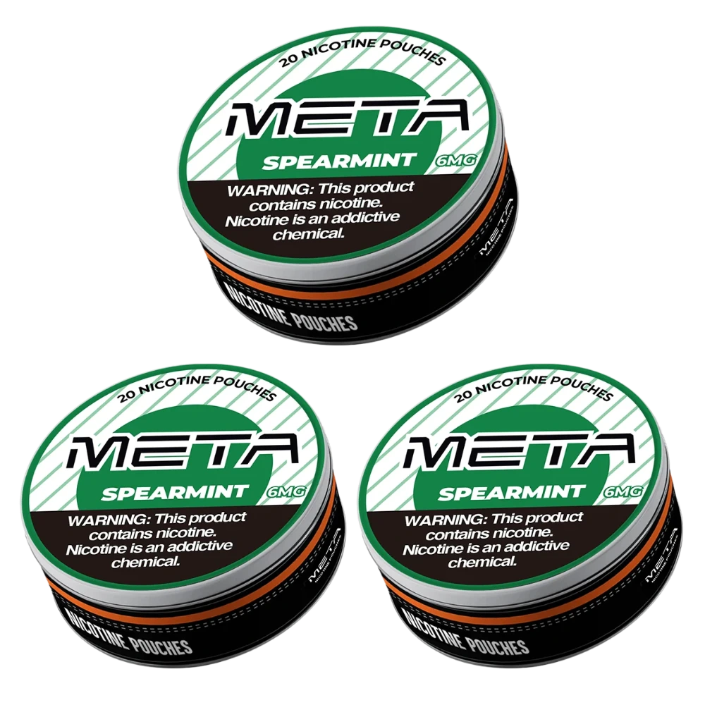 Meta nicotine pouches spearmint