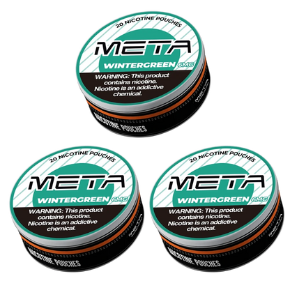 Meta Nicotine Pouches - Wintergreen