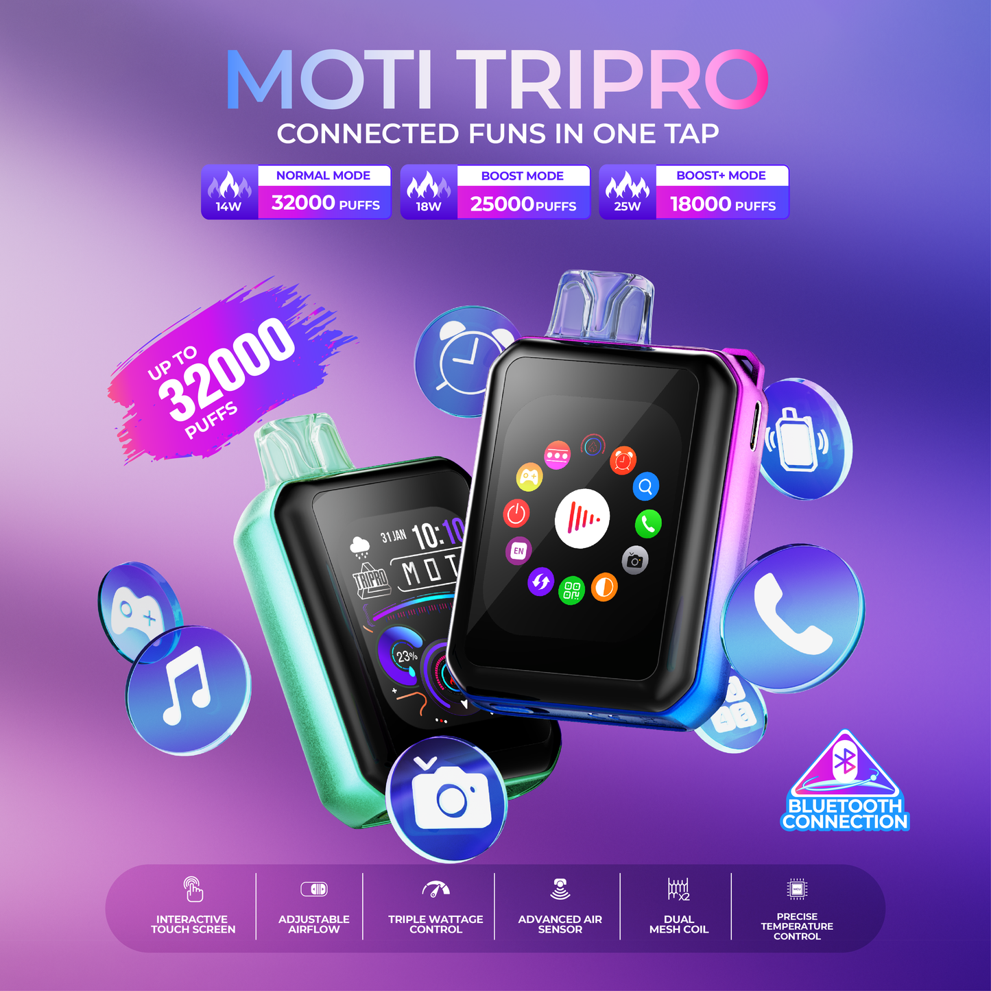 Moti tripro disposable vape