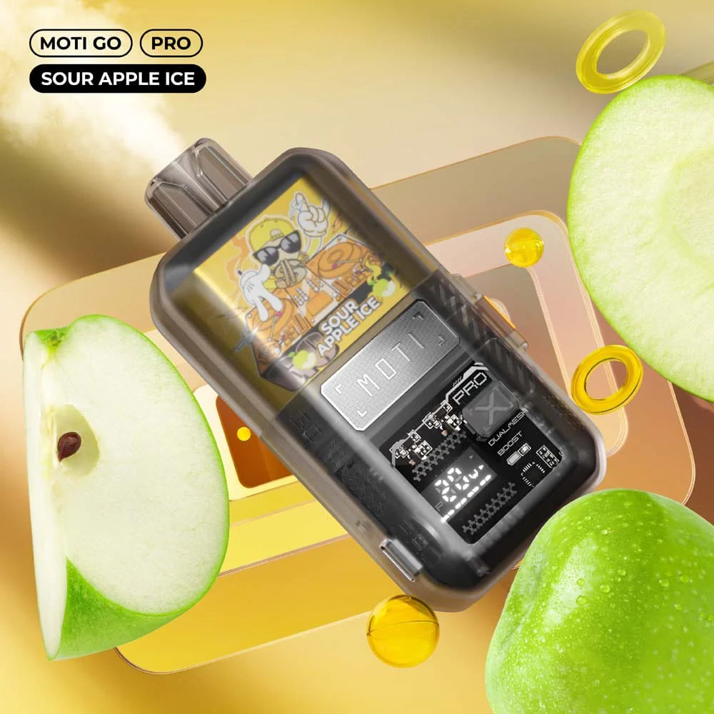 Moti go pro disposable vape sour apple ice