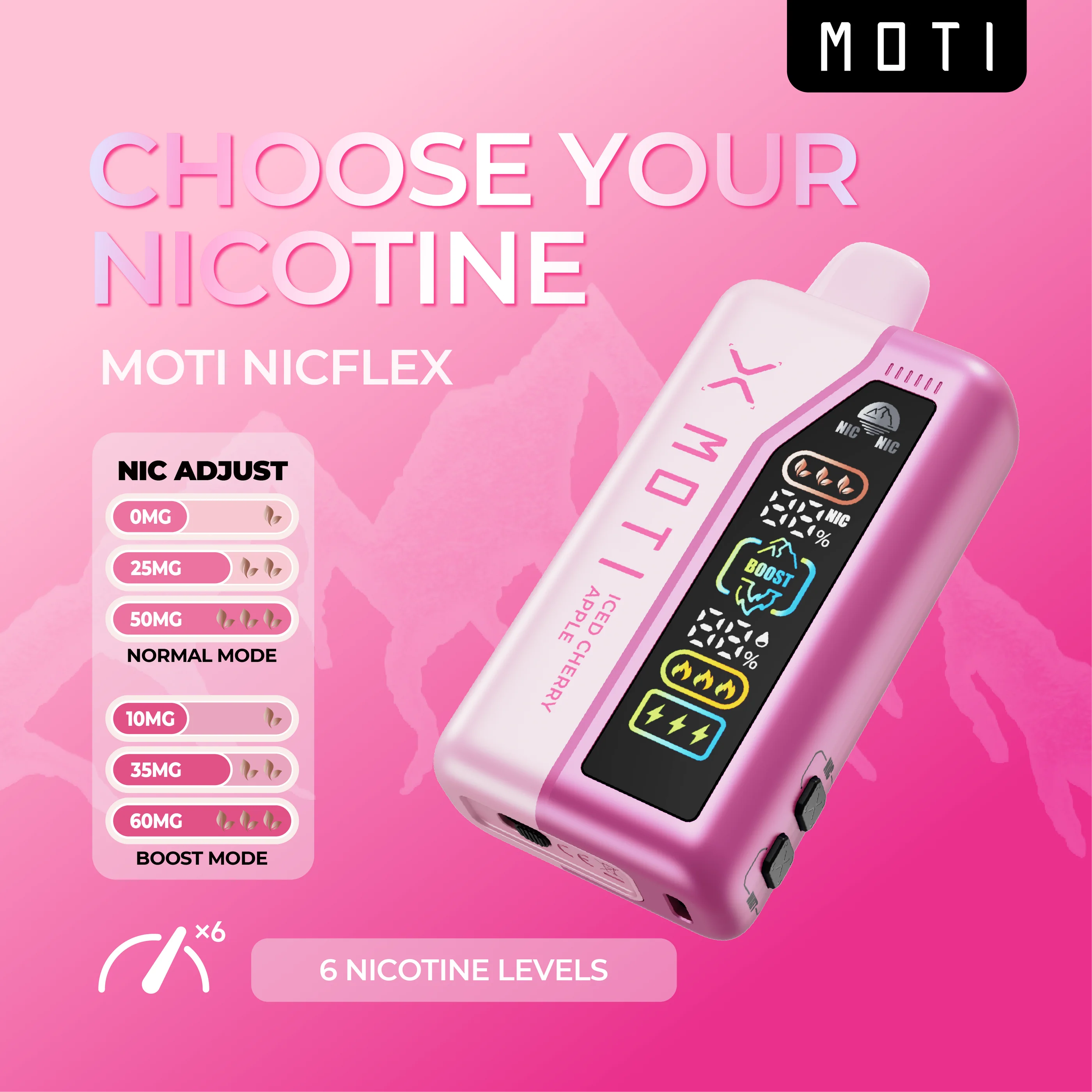 Moti vape moti nicflex 40k disposable