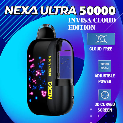 VOOPOO NEXA Ultra 50K Invisa Cloud Edition Disposable Vape 50000 Puffs