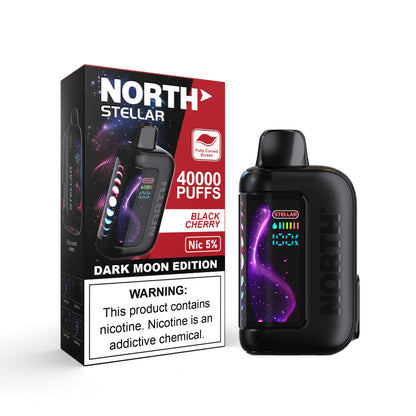 North stellar dark moon edition 40000 disposable black cherry