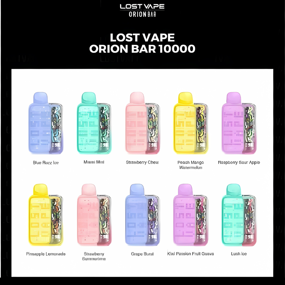 orion bar 10000 flavors lost mary vape