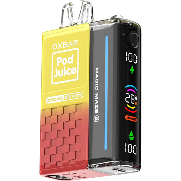 oxbar magic maze 2.0 zero nicotine disposable vape fruity pebz