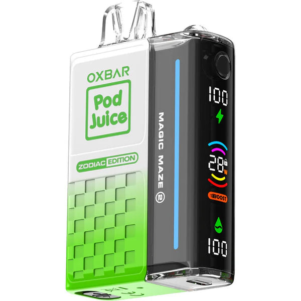 oxbar magic maze 2.0 zero nicotine disposable vape jewel mint