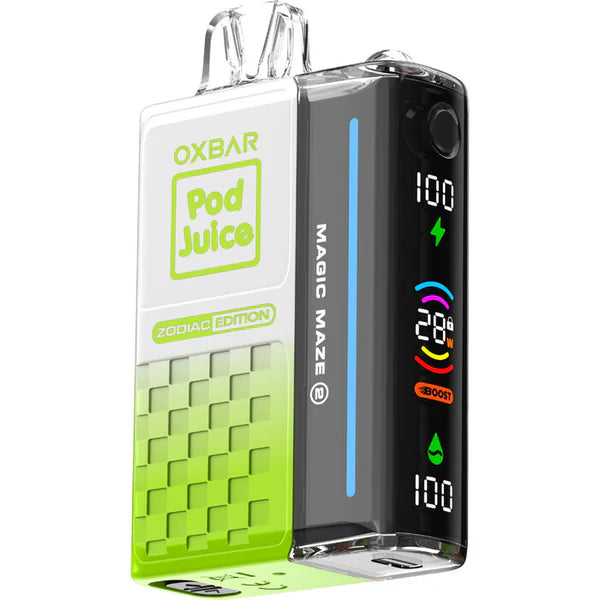 oxbar magic maze 2.0 zero nicotine disposable vape sour apple skitlz