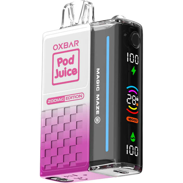 oxbar magic maze 2.0 zero nicotine disposable vape strawberry lolly