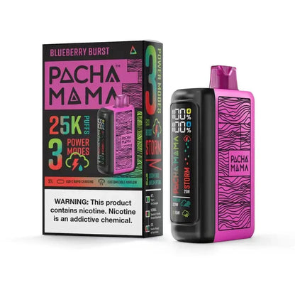 Pachamama 25k disposable vape blueberry burst