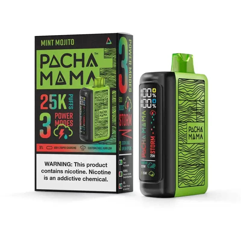 Pachamama 25k disposable vape mint mojito