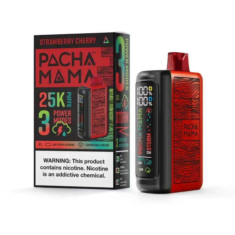 Pachamama 25k disposable vape strawberry cherry