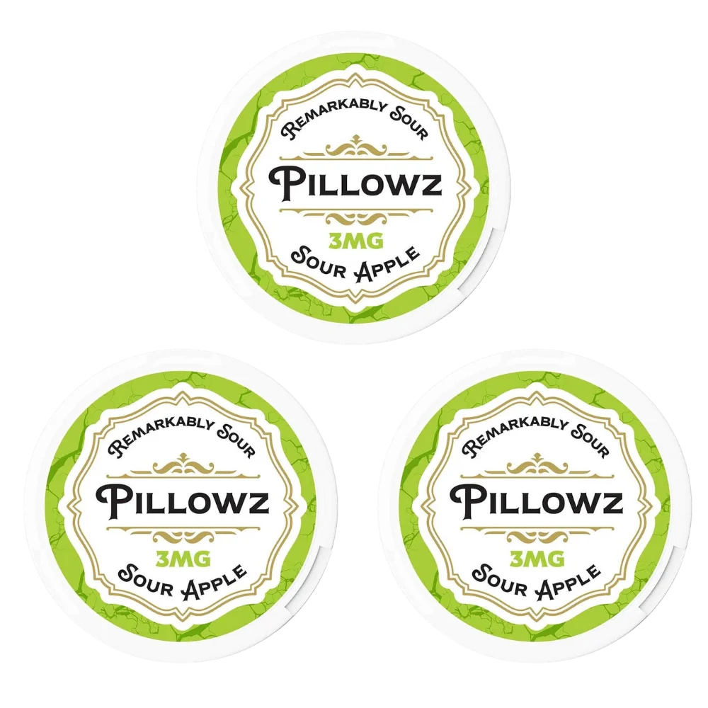 PILLOWZ Nicotine Pouches - Sour Apple