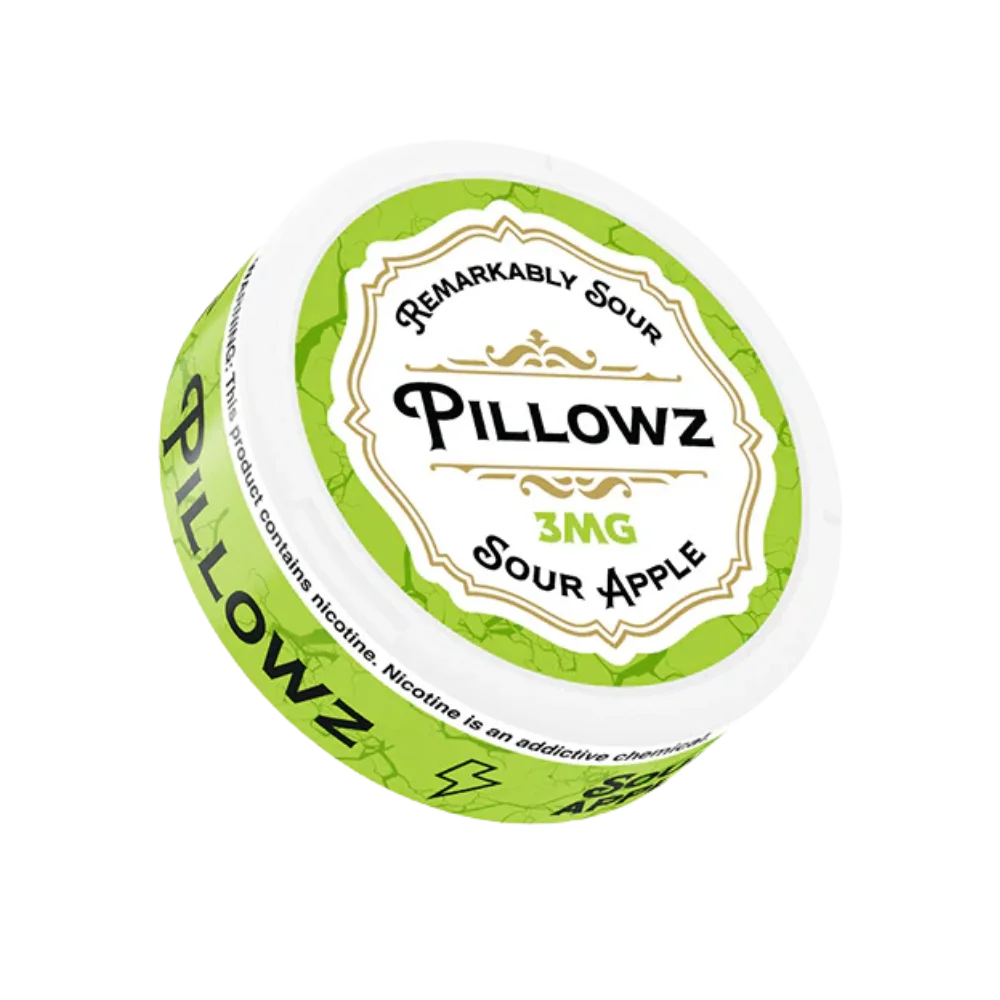 PILLOWZ Nicotine Pouches - Sour Apple