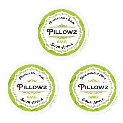 PILLOWZ Nicotine Pouches - Sour Apple