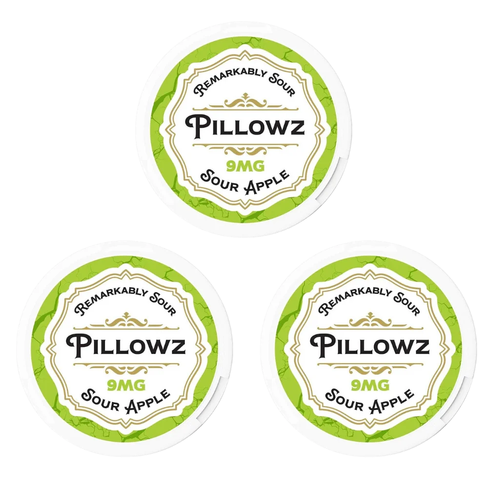 PILLOWZ Nicotine Pouches - Sour Apple