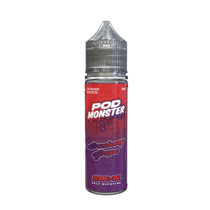 Pod monster salts cranberry grape synthetic vape juice 60ml 20mg