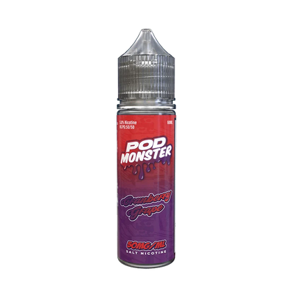 Pod monster salts cranberry grape synthetic vape juice 60ml 50mg