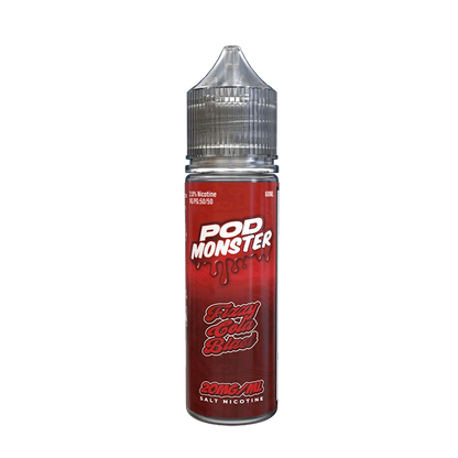 Pod monster salts fizzy cola blast synthetic vape juice 60ml 20mg