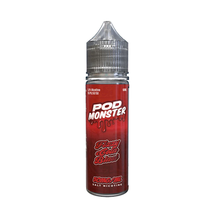 Pod monster salts fizzy cola blast synthetic vape juice 60ml 50mg