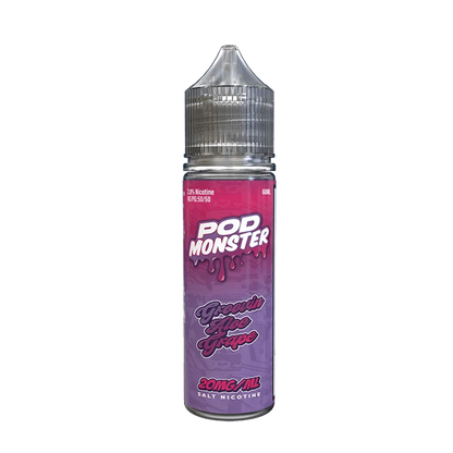 Pod monster salts groovin aloe grape synthetic vape juice 60ml 20mg