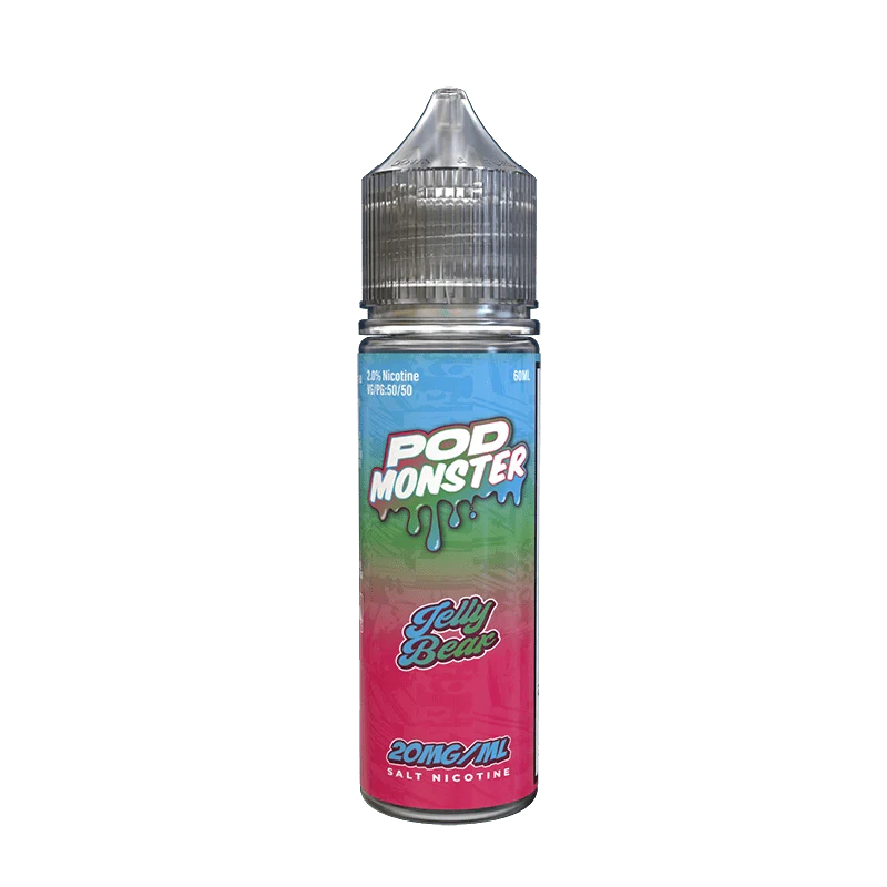 Pod monster salts jelly bear synthetic vape juice 60ml 20mg