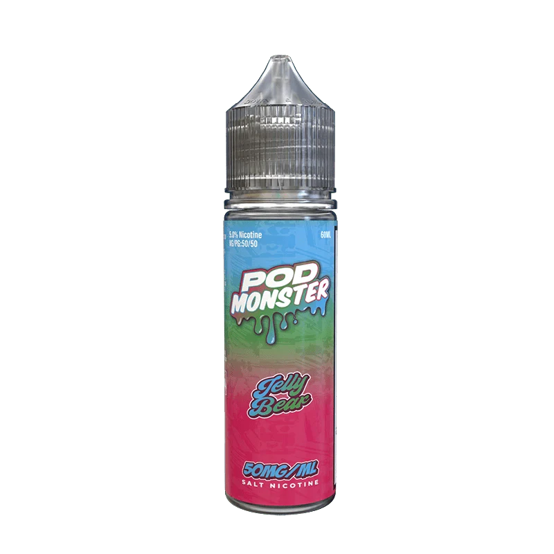 Pod monster salts jelly bear synthetic vape juice 60ml 50mg