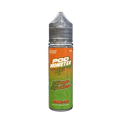 Pod monster salts mango madness synthetic vape juice 60ml 50mg