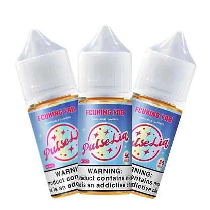 Pulse liq nic salt vape juice fcuking fab 30ml 50mg