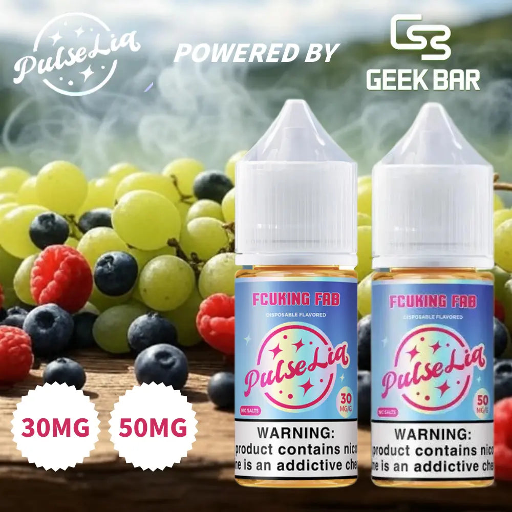 Pulse liq nic salt vape juice fcuking fab 30ml