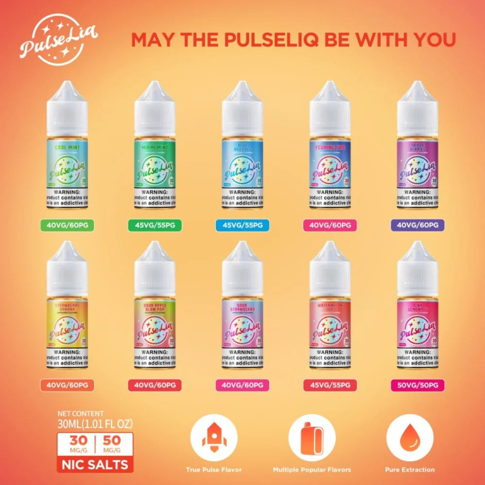 Pulse liq nic salt vape juice