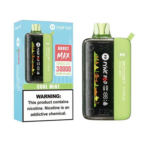 pyne pod boost max 30000 disposable vape cool mint