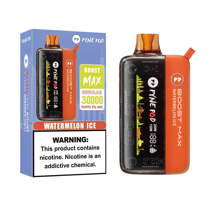 pyne pod boost max 30000 disposable vape watermelon ice