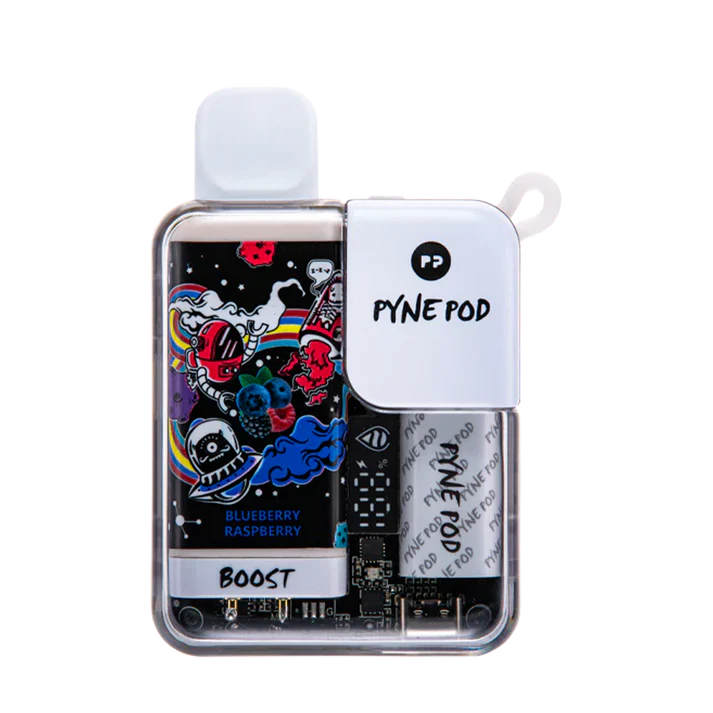 Pyne pod boost disposable blueberry raspberry