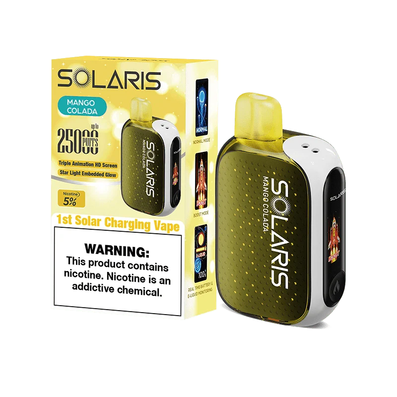 Solaris disposable vape solaris 25k disposable vape mango colada