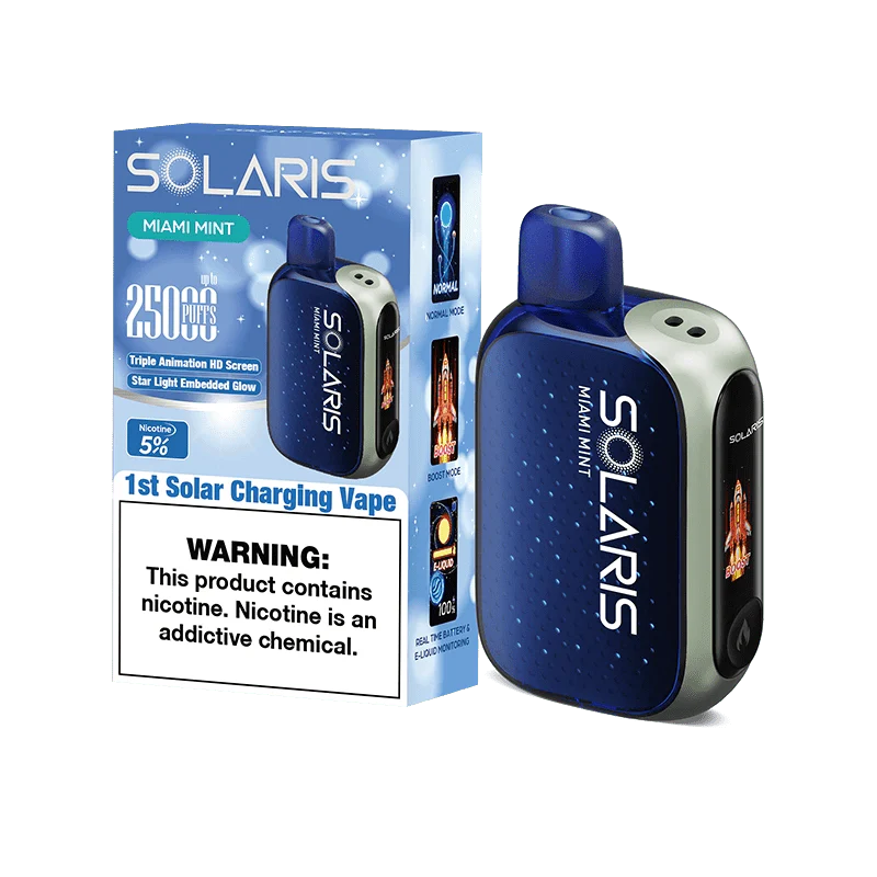 Solaris disposable vape solaris 25k disposable vape miami mint