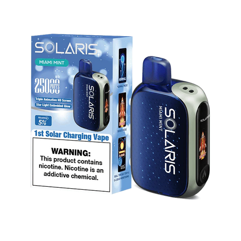 Solaris disposable vape solaris 25k disposable vape miami mint