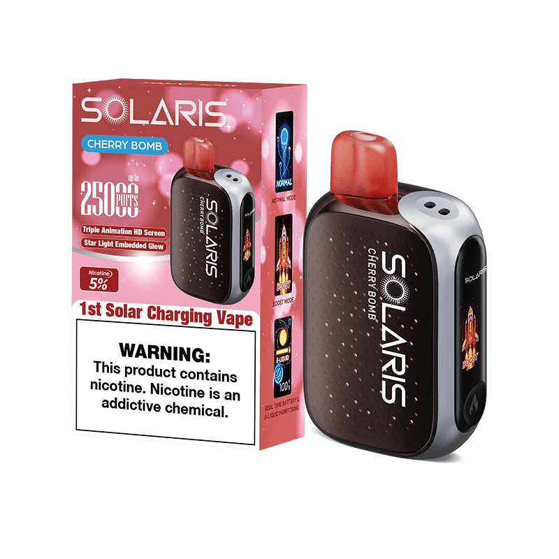 Solaris disposable vape solaris 25k disposable vape cherry bomb