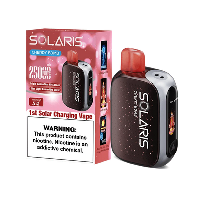 Solaris disposable vape solaris 25k disposable vape cherry bomb