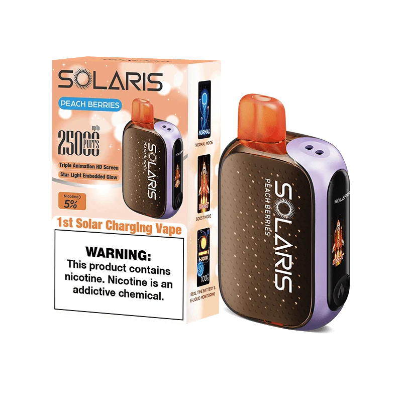 Solaris disposable vape solaris 25k disposable vape peach berries