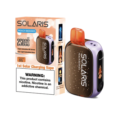 Solaris disposable vape solaris 25k disposable vape peach berries