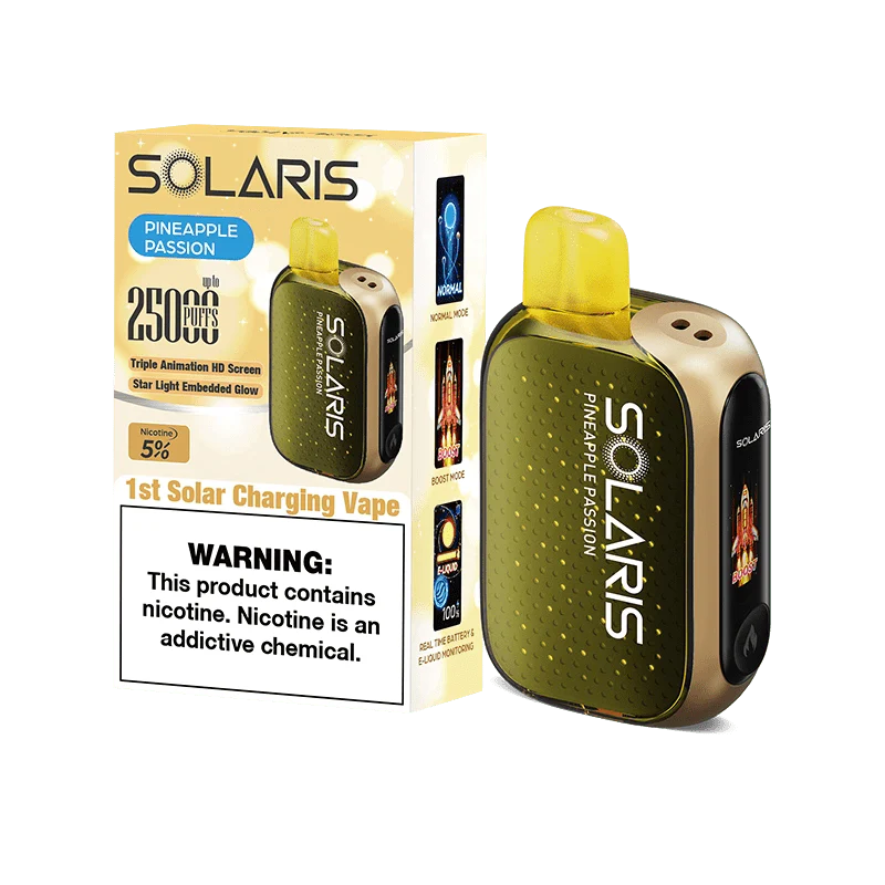 Solaris disposable vape solaris 25k disposable vape pineapple passion