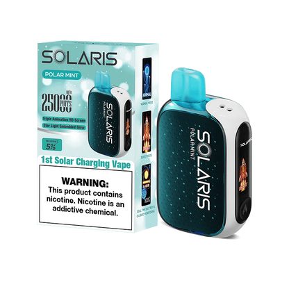 Solaris disposable vape solaris 25k disposable vape polar mint