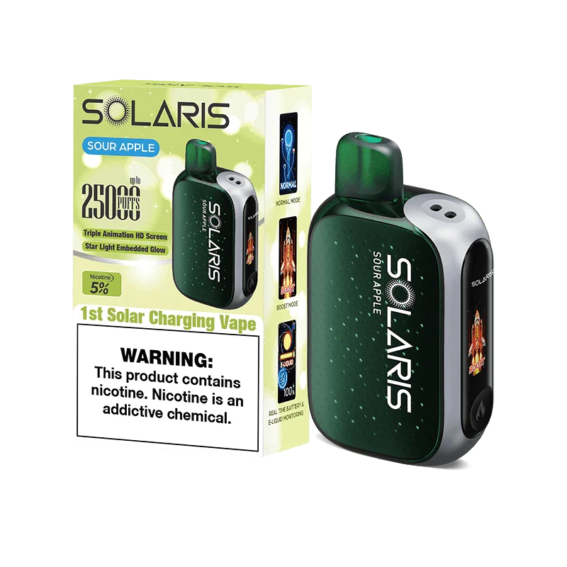 Solaris disposable vape solaris 25k disposable vape sour apple