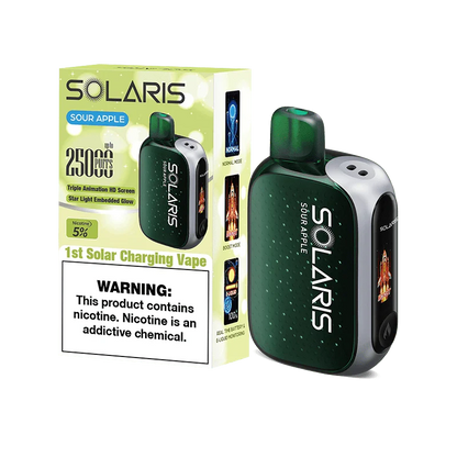 Solaris disposable vape solaris 25k disposable vape sour apple