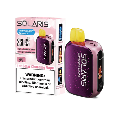 Solaris disposable vape solaris 25k disposable vape strawberry banana