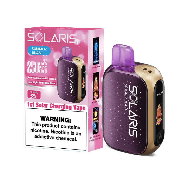 Solaris disposable vape solaris 25k disposable vape summer blast