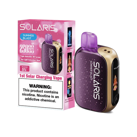 Solaris disposable vape solaris 25k disposable vape summer blast